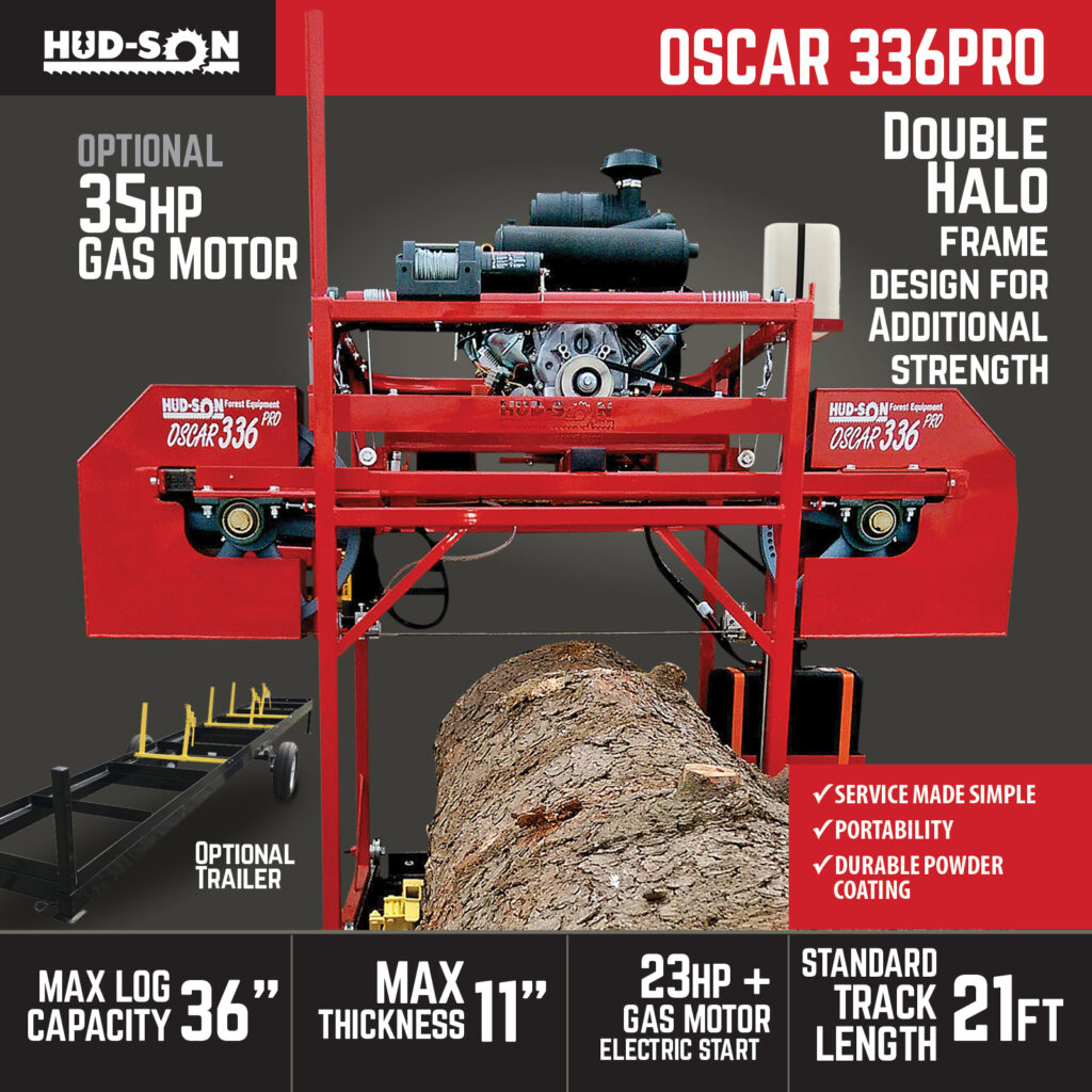 Hud Son Oscar Pro Sawmill Portable Bandmill Band Mill