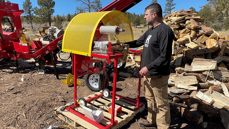 Electric Firewood Bundler Hudson