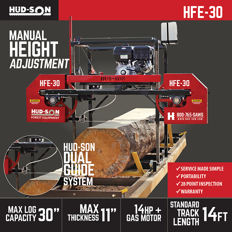 HFE-30 Portable Sawmill Product Details Hudson