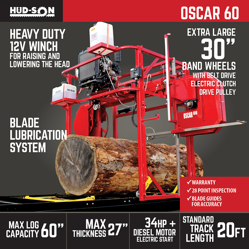 Oscar 60 Sawmill Hudson Product Details