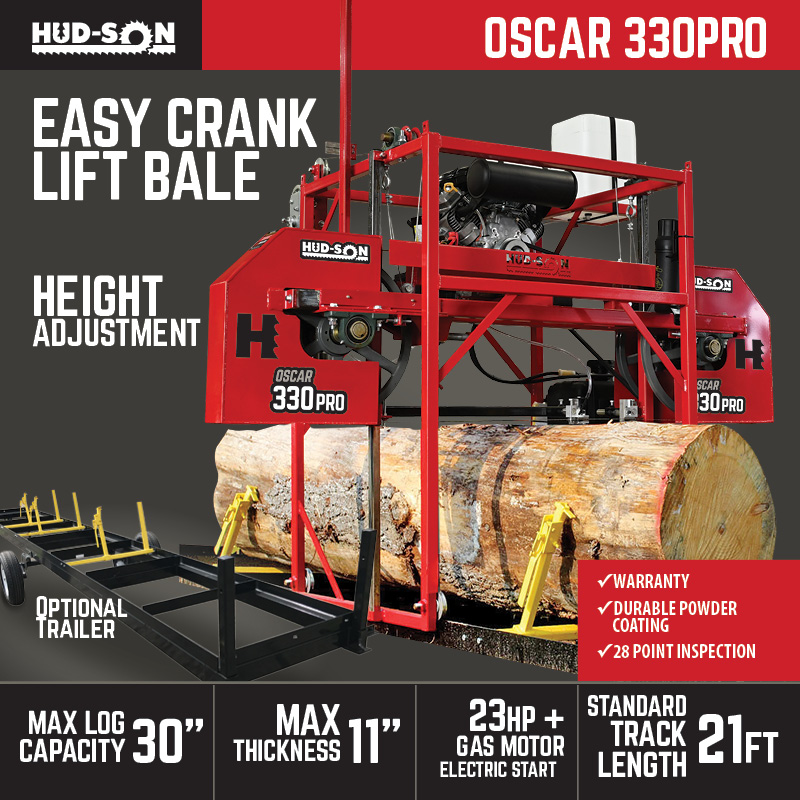 Oscar 330 Pro Sawmill Hudson details