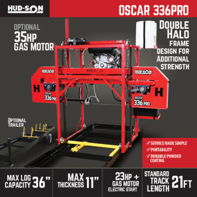 Oscar336 Pro Sawmill Info from Hud-Son