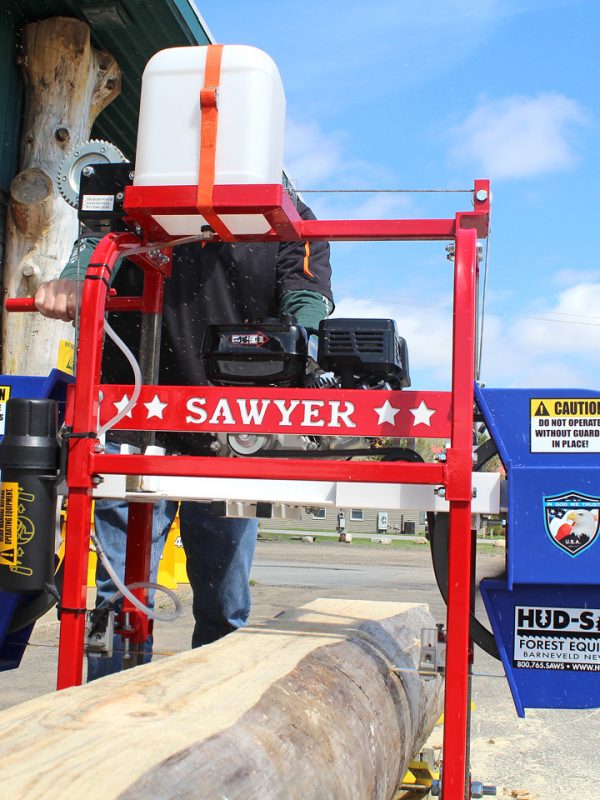 Hud-son sawyer portable saw mill