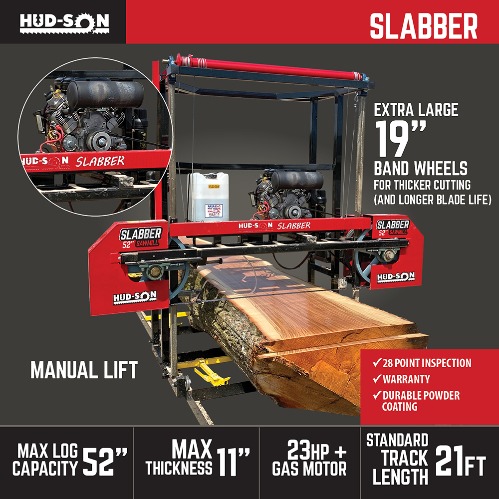 Slabber 52 Portable Sawmill Product Details Hudson